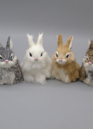Realistic Plush Bunny Toy