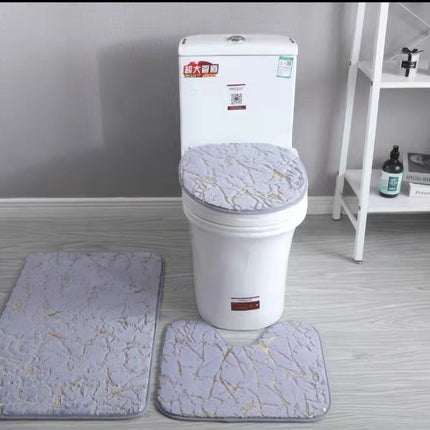Three-piece Toilet Set Bathroom Mats