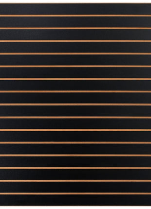 Black Garage Slatwall Panels