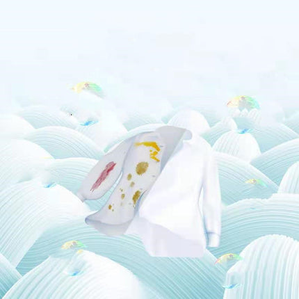 Laundry Bubble Paper Cleaning And Stain Removal