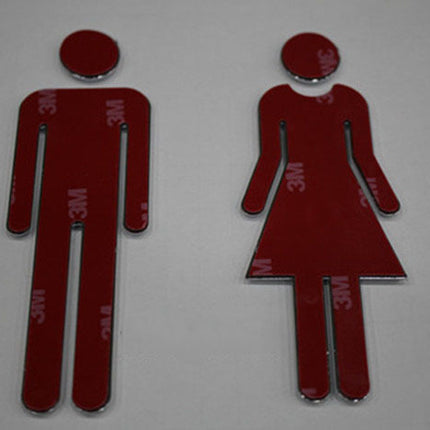Hotel Bathroom Signage Metal