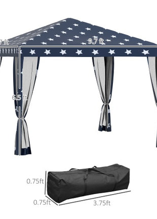Outsunny 10x10 Canopy Tent