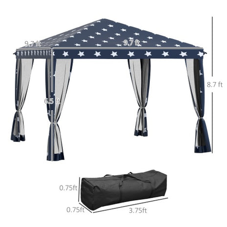 Outsunny 10x10 Canopy Tent