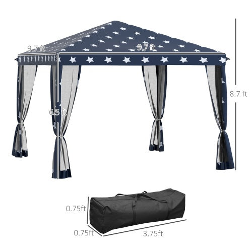 Outsunny 10x10 Canopy Tent