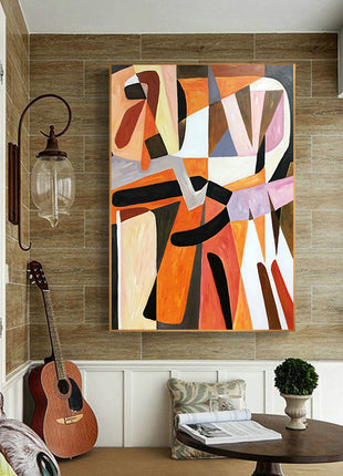 Hand-Painted Abstract Oil Painting