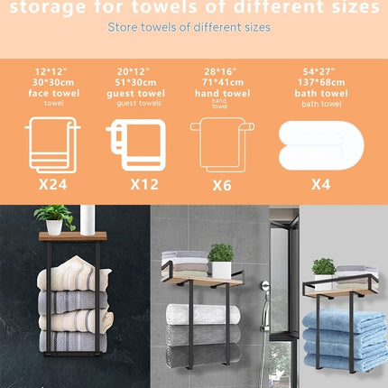 Hanging Bathroom Metal Towel Rack
