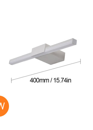 Espejo de baño de estilo nórdico con iluminación LED