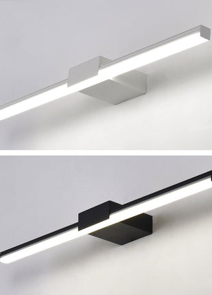Espejo de baño de estilo nórdico con iluminación LED