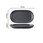 Dark Blue / 12in fish plate