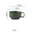 Dark Green / Breakfast cup
