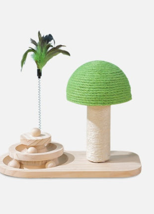 Juguetes para gatos en forma de árbol para mascotas Poste rascador para gatos