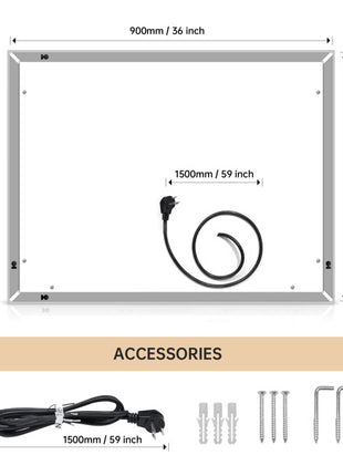 LED Bathroom Wall Mirror