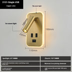 3W Warm Light / 3131 Single USB Copper