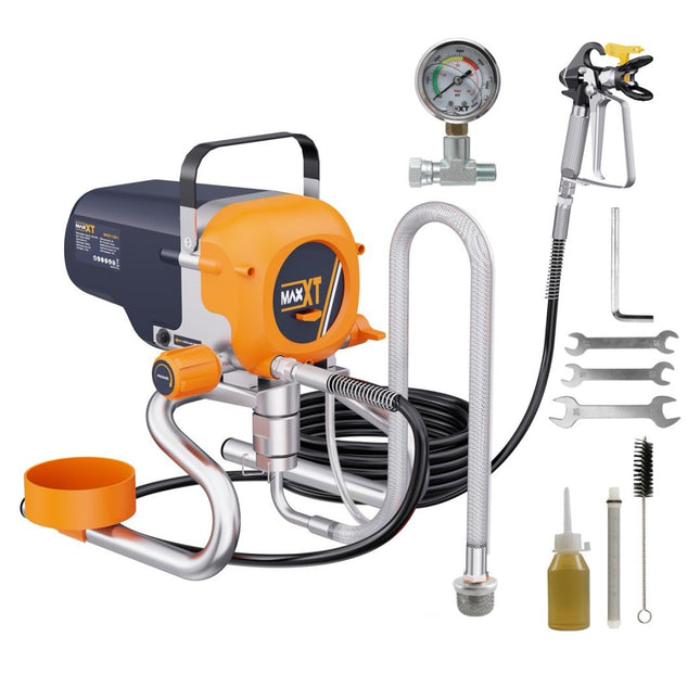 Pulverizadores de pintura sin aire, pulverizador de pintura motorizado de 3300 PSI con soporte