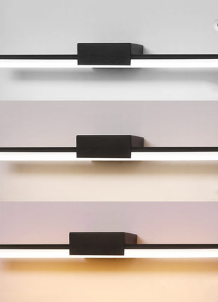 Espejo de baño de estilo nórdico con iluminación LED