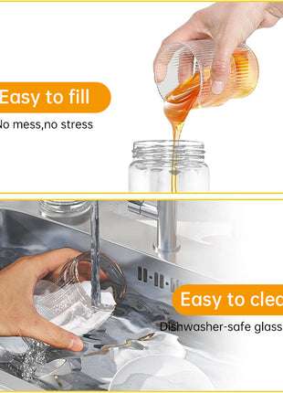 Glass Honey Dispenser ⭐