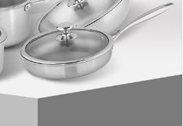 Juego de utensilios de cocina antiadherentes de fondo plano sin revestimiento Instale el juego completo