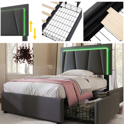 Wooden Storage Bed Bed Frame