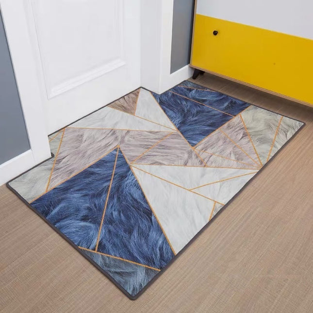 Modern Minimalist Home Entrance Floor Mats Custom Human Door