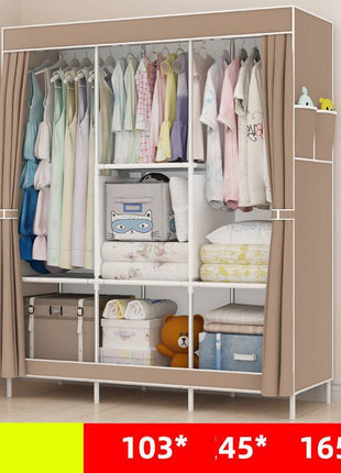 Dustproof Dorm Room Wardrobe
