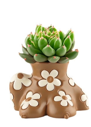Creative Resin Body Art Flowerpot Home Home Decor