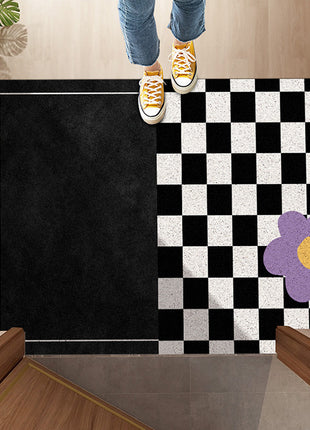 Home Fashion Floor Mat Checkerboard