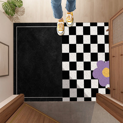 Home Fashion Floor Mat Checkerboard