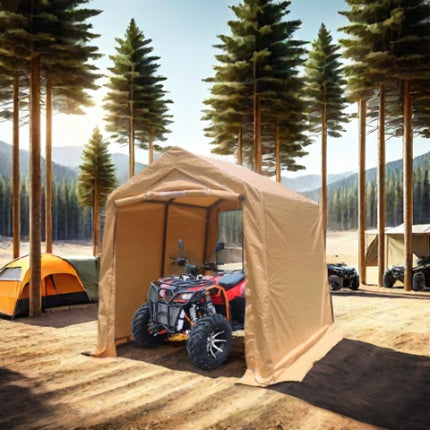 7x12ft Outdoor Portable Gazebo Storage Shelter Shed