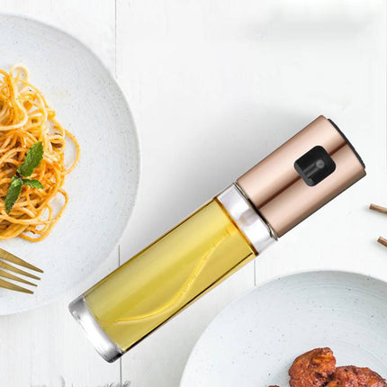 BBQ Healthy Kitchen Cooking Oil Vinegar Spray Bottle Push