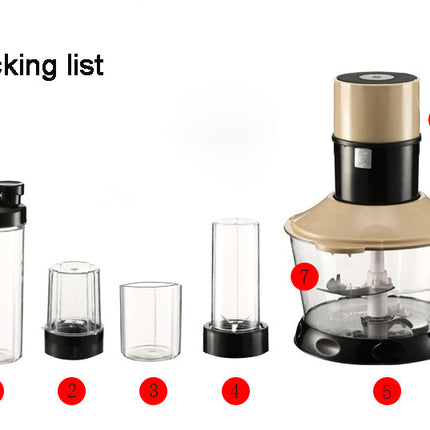 Multifunctional grinding meat grinder
