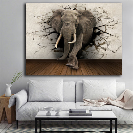 Elephant Canvas Wall Art