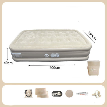Cama flotante plegable con flocado engrosado