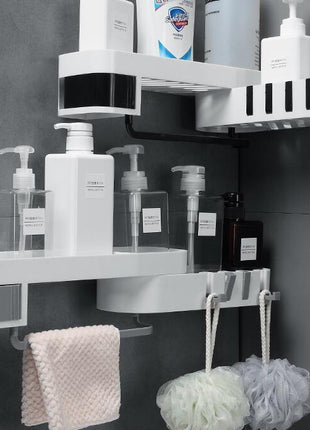 Bathroom corner shelf