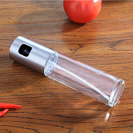 BBQ Healthy Kitchen Cooking Oil Vinegar Spray Bottle Push