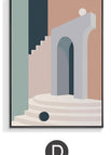 D / 30x40cm / Black Framed