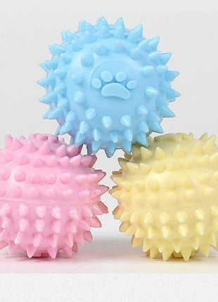Juguete masticable para perros, pelota de goma interactiva