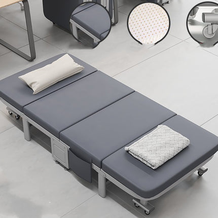 Home Office Four Fold Latex Bed Hospital Escort Bed