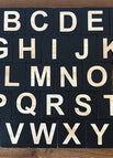Black / English alphabet