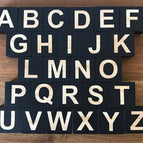 Black / English alphabet