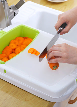 Kitchen drain cutting board