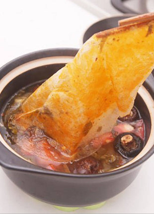 Película de aceite de sopa de cocina