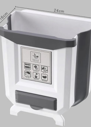 Foldable Wall-Mounted Trash Can