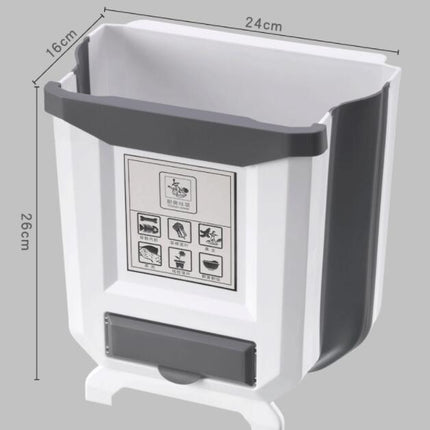 Foldable Wall-Mounted Trash Can
