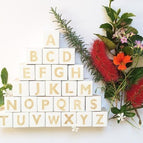 White / English alphabet