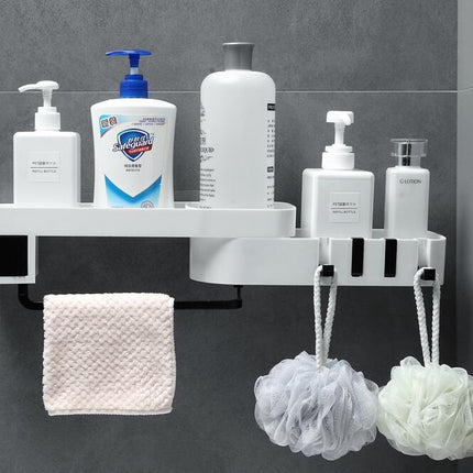 Bathroom corner shelf
