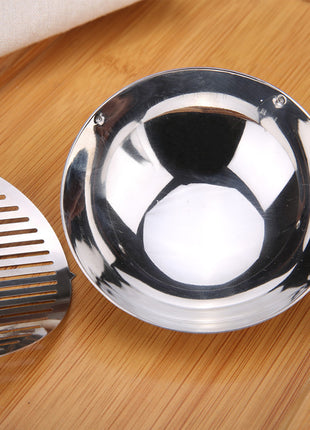 Colador de cocina cuchara de acero inoxidable