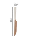Beige dinner knife
