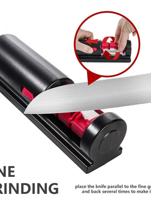 Kitchen manual sharpener