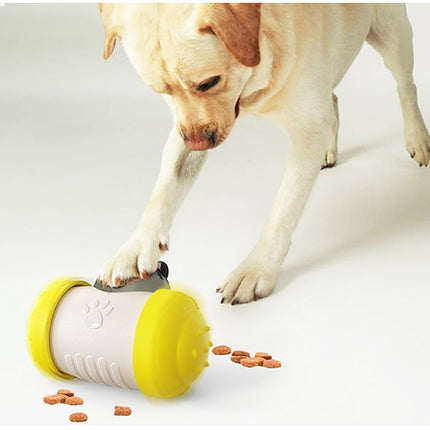 Funny Dog Treat Leaking Toy With Wheel Interactive Toy