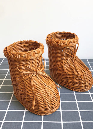 Creative Rattan Fruit Basket Home Furnishings Home Storage